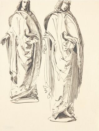 Zwei Entwürfe zum Hl. Johannes (1925)