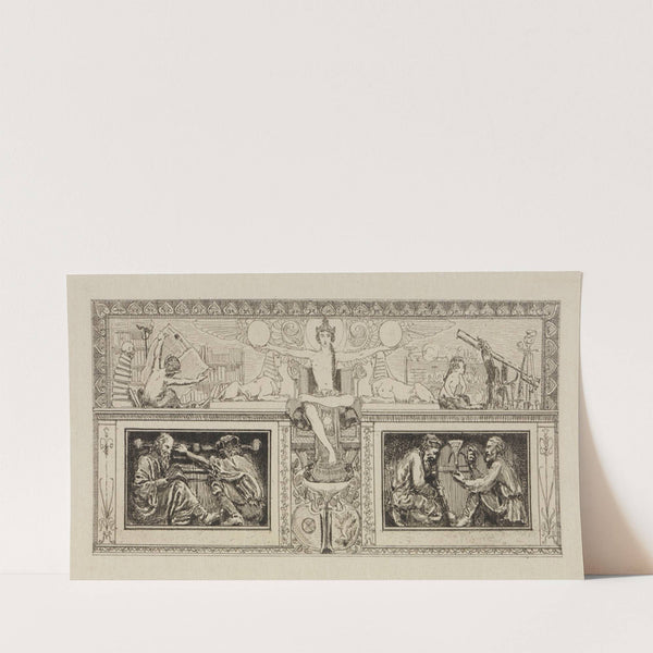 Zwei Fassadenreliefs (1881) by Max Klinger