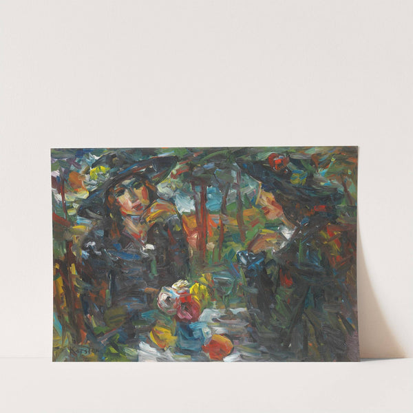 Zwei Frauen am Tisch (1910) by Ludvig Karsten