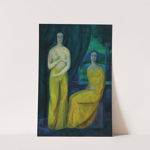 Zwei Frauen in einem Raum by Maximilian Reinitz