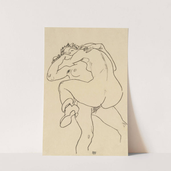 Zwei Freundinnen (Two Friends) (1917) by Egon Schiele