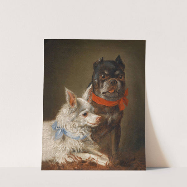 Zwei Hunde 01 by Julius Hamburger