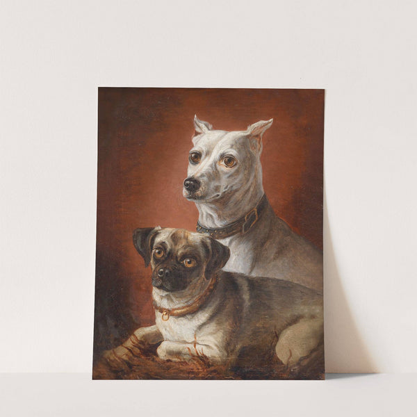 Zwei Hunde 02 by Julius Hamburger