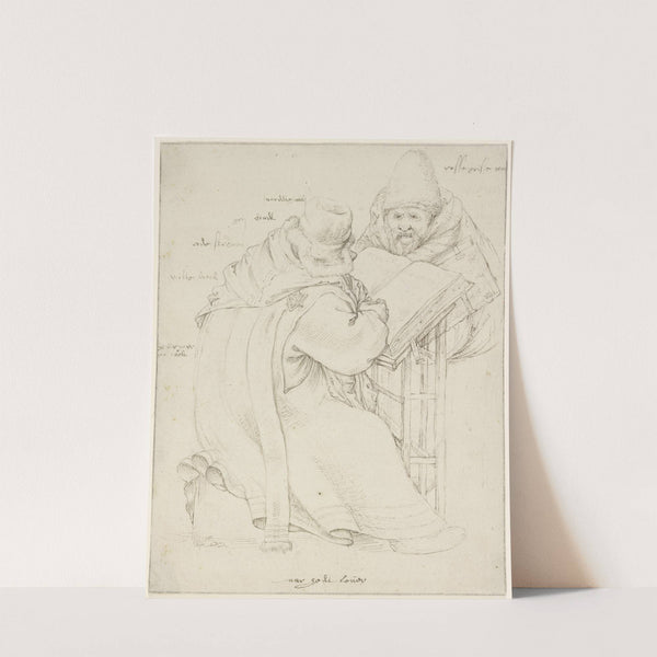 Zwei jüdische Schriftgelehrte by Roelant Savery