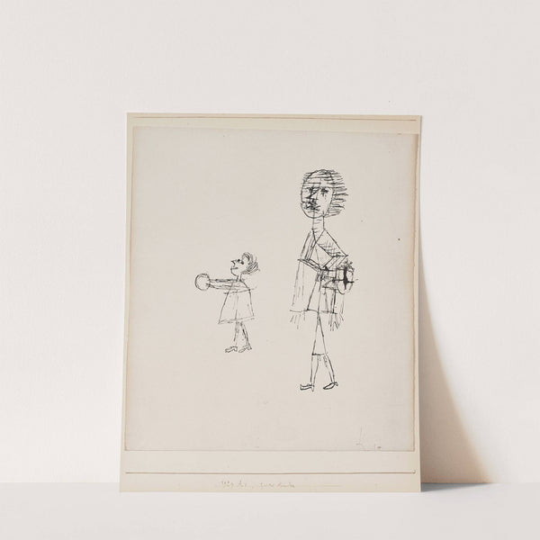Zwei Kinder by Paul Klee
