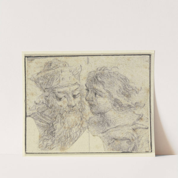 Zwei Köpfchen und eine Hand by Robert Nanteuil