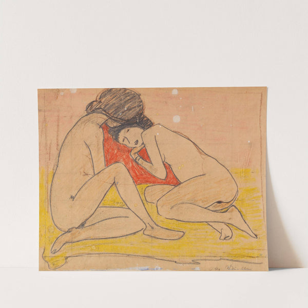 Zwei Mädchen by Otto Mueller