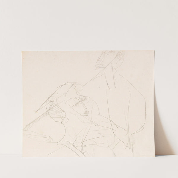 Zwei Personen im Gespräch (1915) by Ernst Ludwig Kirchner