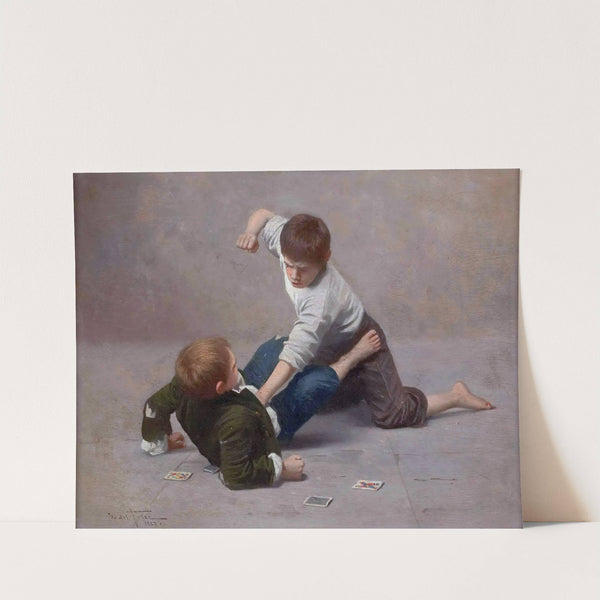 Zwei raufende Buben by Giulio del Torre