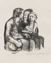 Zwei schwatzende Frauen mit zwei Kindern (1930)