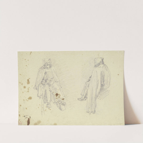 Zwei sitzende russische Bauern by Johann Nepomuk Rauch