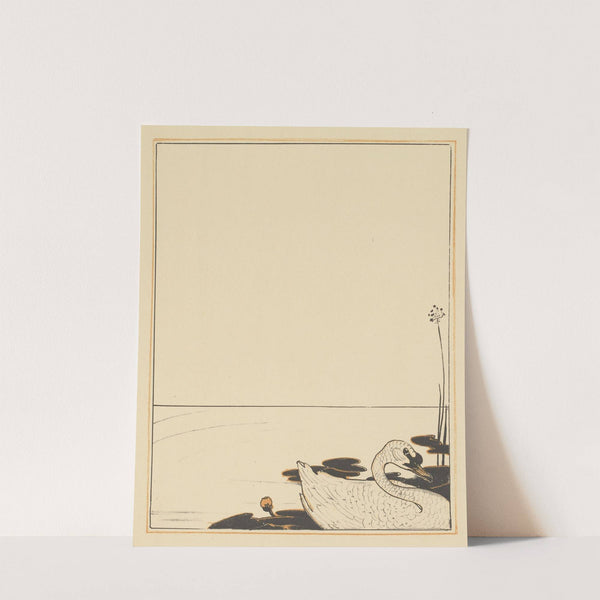 Zwemmende zwaan by Theo van Hoytema