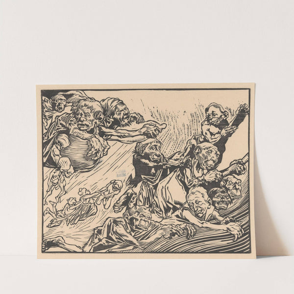 Zwevende fantasiewezens by Johannes Josephus Aarts