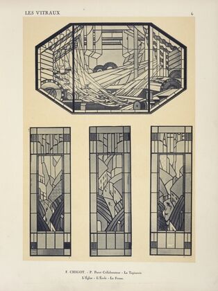 1, La tapisserie, au Pavillon de Limoges ; 2, L’Ãglise ; 3, L’Ãcole