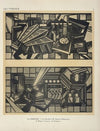 1, Le kiosque Ã  journause ; 2, Le taxiphone, pur un abri de station de tramway sur un place publique, au Salon d’Automne de 1924.