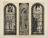 1, Sainte-Claire d’Assise (exÃ©cutÃ© par David et Plateaux), au Pavillon du Vitrail ; 2, NativitÃ© ; 3, Ascension (exÃ©cutÃ©s par Turpin)