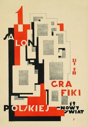 1 Salon Grafiki Polskiej. 21 I – 9 II. Nowy Åwiat 19