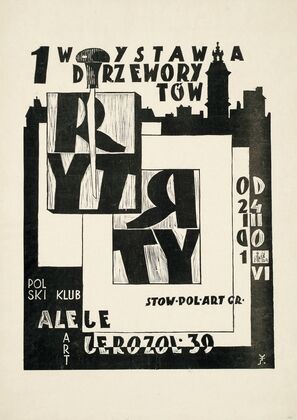 1 wystawa drzeworytów RYT od 24 III do 1 VI