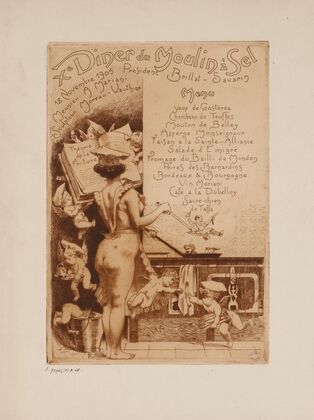 10e dîner du Moulin à Sel, le 18 novembre 1905, sous la présidence de Brillat-Savarin (1905)