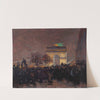 11 novembre 1920. Installation des cendres du soldat inconnu sous l&#039;Arc de Triomphe de l&#039;Etoile by Ernest Jules Renoux