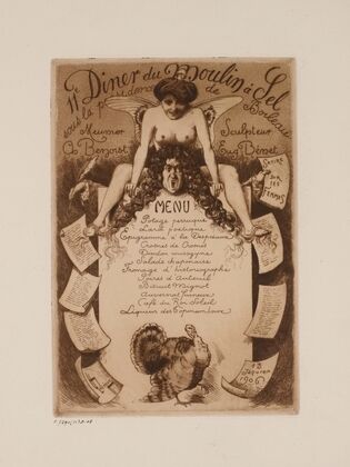 11e dîner du Moulin à Sel, le 13 janvier 1906, sous la présidence de Boileau (1906)