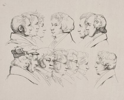 12 Portrætter Rom 1825