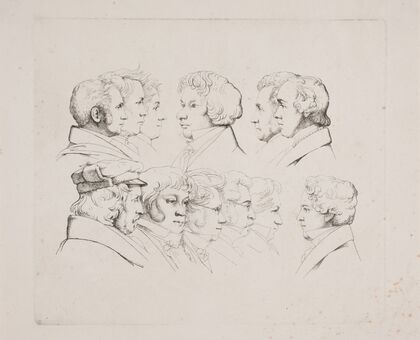 12 portrætter Rom 1825