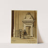 123 rue Saint-Jacques, porte d&#8217;entrée du lycée Louis Le Grand, 5ème arrondissement (1887) by Jules-Adolphe Chauvet