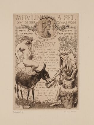15e dîner du Moulin à Sel, le 15 mai 1906, sous la présidence de Lucius Apulee (1906)