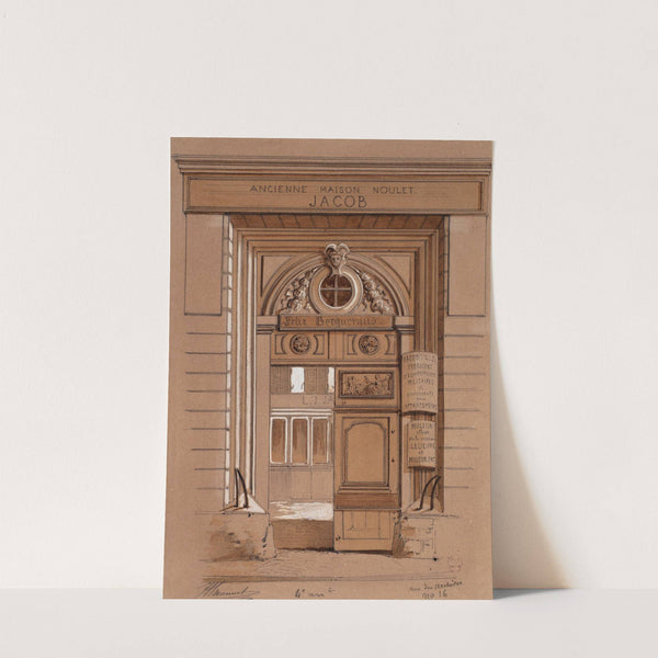 16 rue des Archives (actuel nº72), 4ème arrondissement by Jules-Adolphe Chauvet