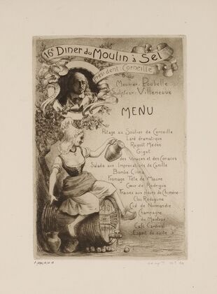 16e dîner du Moulin à Sel, le 14 juin 1906, sous la présidence de Corneille (1906)