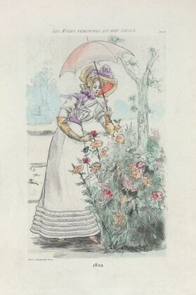 1822 [Women’s fashion in nineteenth-century Paris]