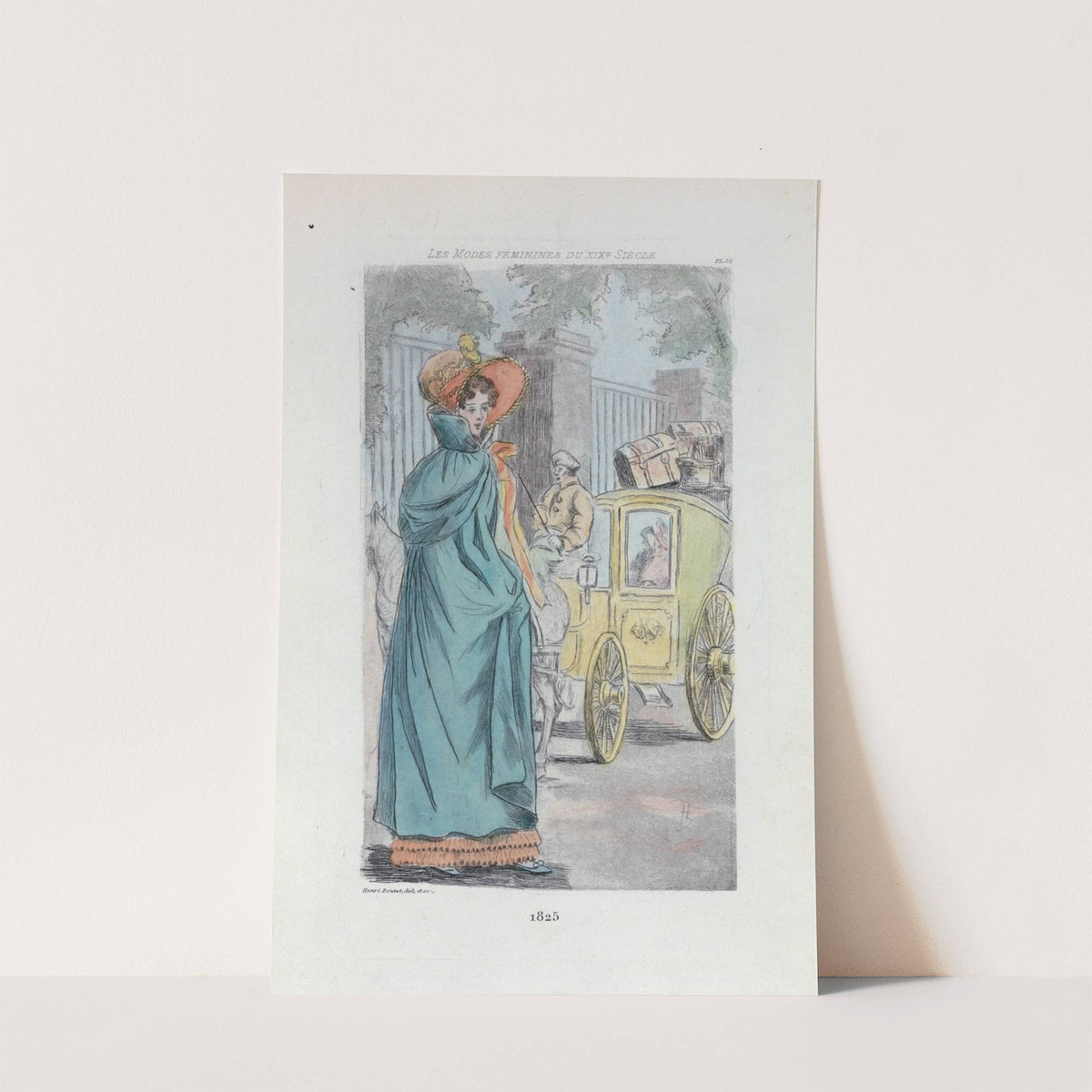 1825 [Women's fashion in nineteenth-century Paris] by Henri Boutet
