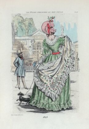 1843 [Women’s fashion in nineteenth-century Paris] — size preview