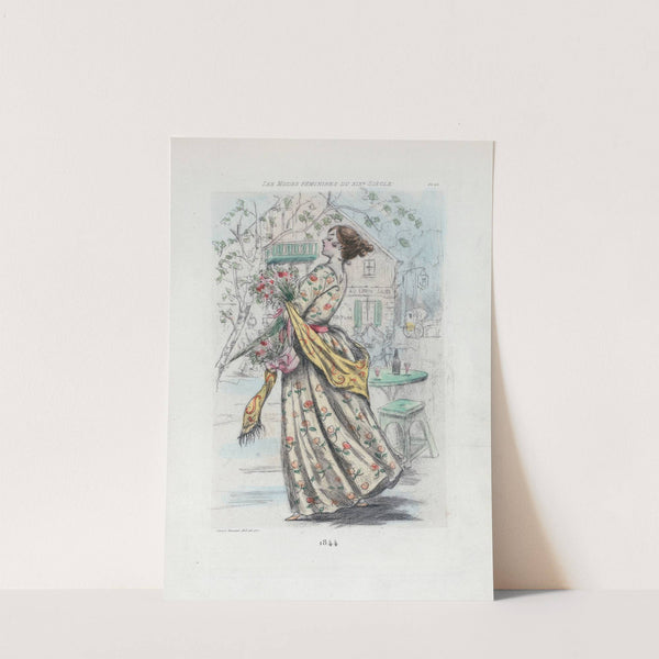 1844 [Women&#039;s fashion in nineteenth-century Paris] by Henri Boutet