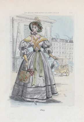 1849 [Women’s fashion in nineteenth-century Paris] — size preview