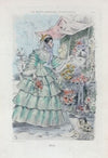 1855 [Women’s fashion in nineteenth-century Paris]