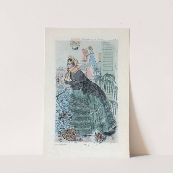1859 [Women&#039;s fashion in nineteenth-century Paris] by Henri Boutet