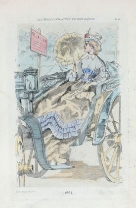 1864 [Women’s fashion in nineteenth-century Paris]