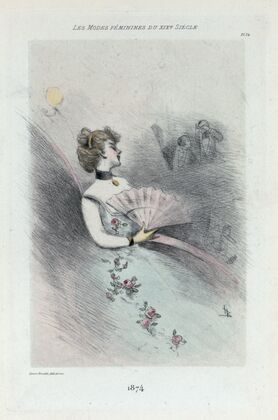 1874 [Women’s fashion in nineteenth-century Paris]