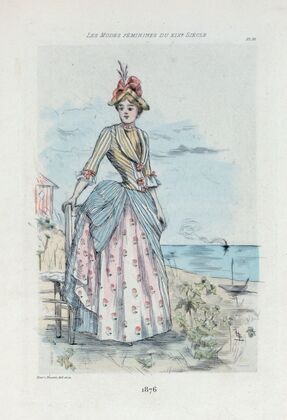 1876 [Women’s fashion in nineteenth-century Paris]