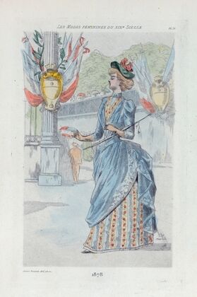 1878 [Women’s fashion in nineteenth-century Paris]