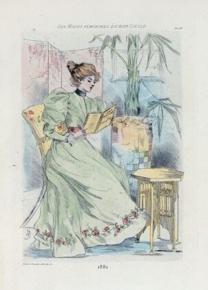 1881 [Women’s fashion in nineteenth-century Paris]