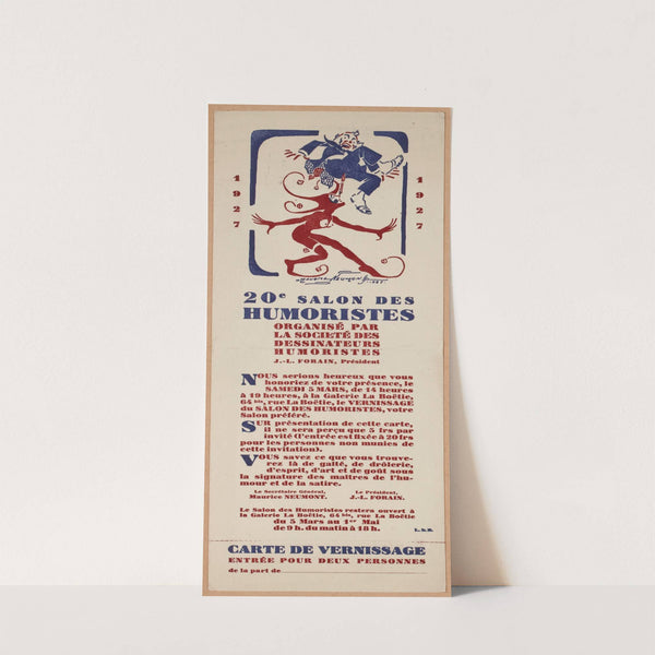 1927 20e salon des humoristes (1927) by Maurice Louis Henri Neumont