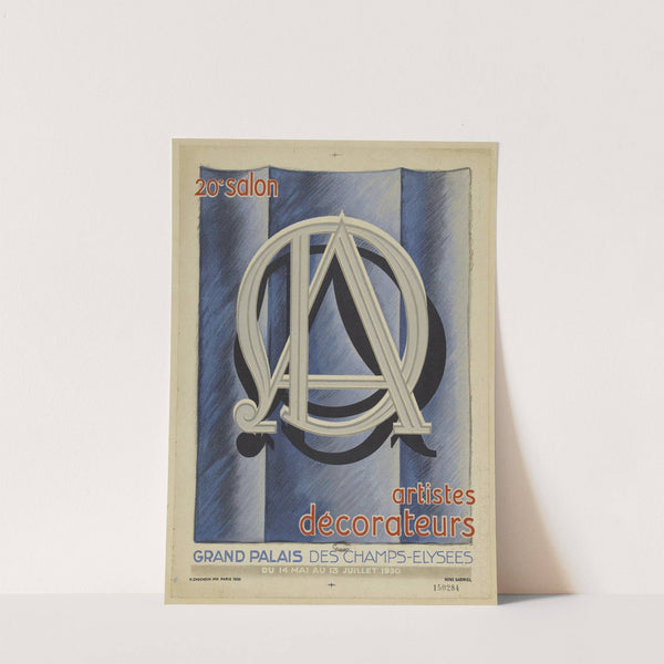 20e salon artistes décorateurs. Grand Palais des Champs-Elysées (1930) by René Gabriel