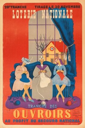20e Tranche Tirage Le 20 Novembre Loterie Nationale Tranche Des Ouvroirs (1942)