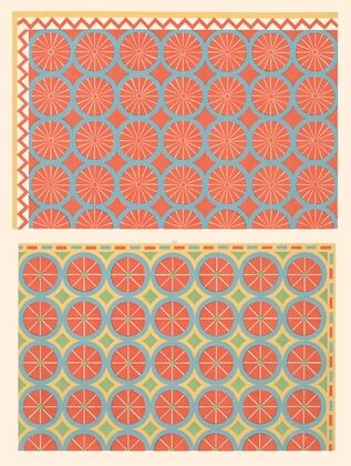 22. Plafond du Tombeau de Hiq-er-Neheh (n°64), 23. Plafond du Tombeau de Tenna (n° 76)