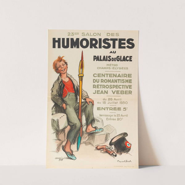 23ème Salon Des Humoristes Au Palais De Glace (1930) by Francisque Poulbot