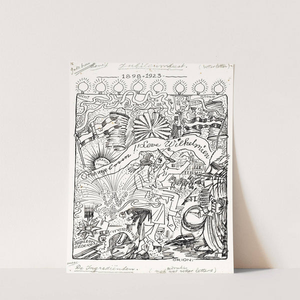 25-jarig regeringsjubileum Wilhelmina by Patricq Kroon