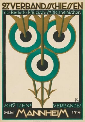 27. Verbandsschießen des Badisch-Pfälzisch-Mittelrheinischen Schützenverbandes. Mannheim 1914 (1914)